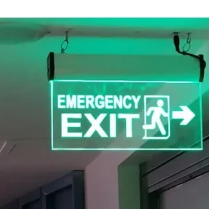 Emergency Exit Light Signage-Safety Signages