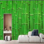 Bamboo Raft Wallpaper
