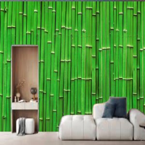Bamboo Raft Wallpaper