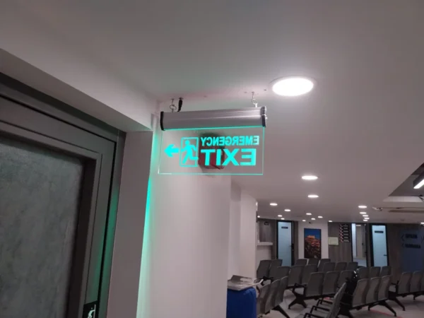 Emergency Exit Light Signage-Safety Signages - Image 2