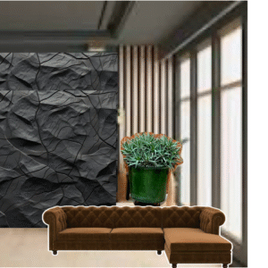 3D Rendering Abstract Black White Background Wallpaper
