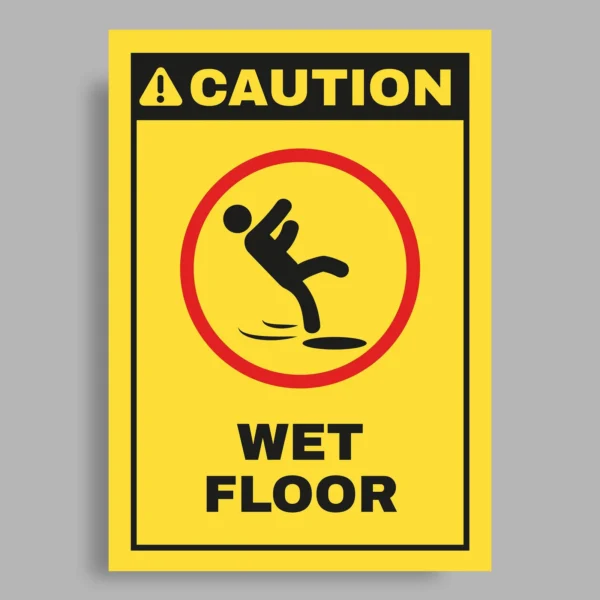 Caution Wet Floor Signage-Safety Signages
