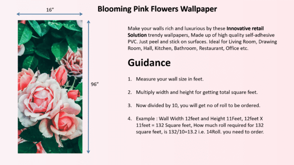Blooming Pink Flowers wallpaper - Image 2