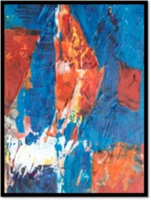 Contemporary Abstract Art #154-Photo Frame - Image 2