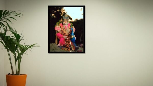Lord Ganesha in Pink shades-Photo Frame
