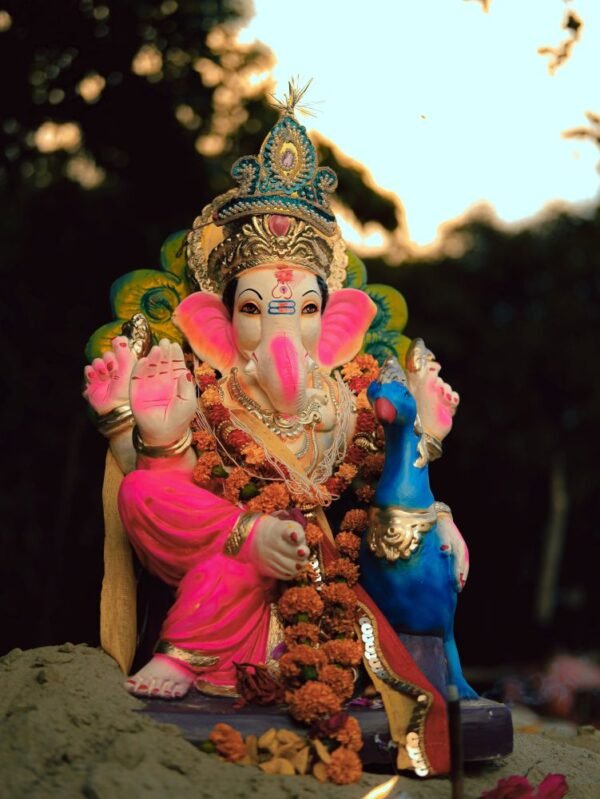 Lord Ganesha in Pink shades-Photo Frame - Image 3